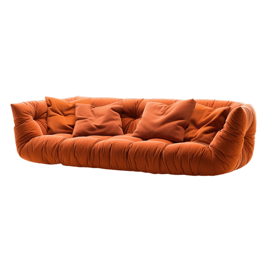 Armless Twin Size Floor Sofa