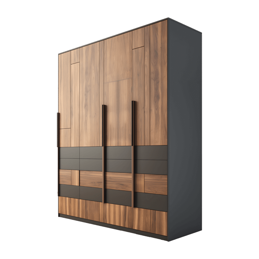 Modern Wooden Large Wardrobe