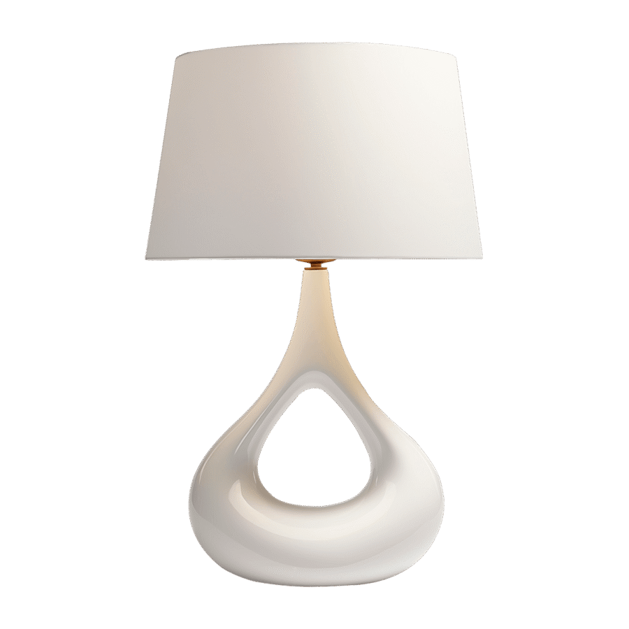 Promenade White Table Lamp