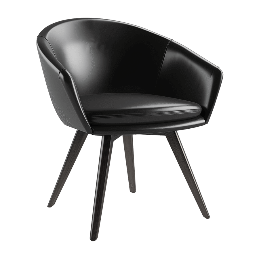 Cozy Leather Swivel Chair