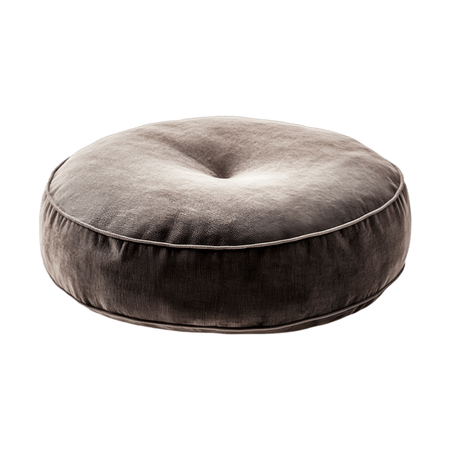 Plush Round Floor Cushion
