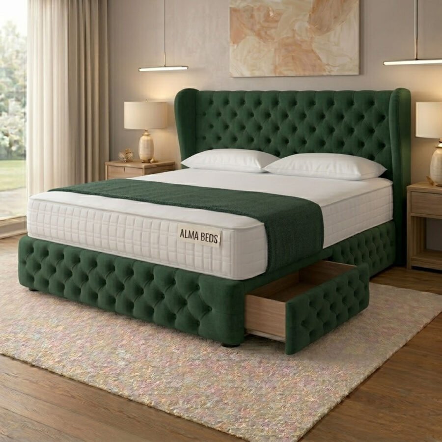 Monaco Wingback Divan Bed
